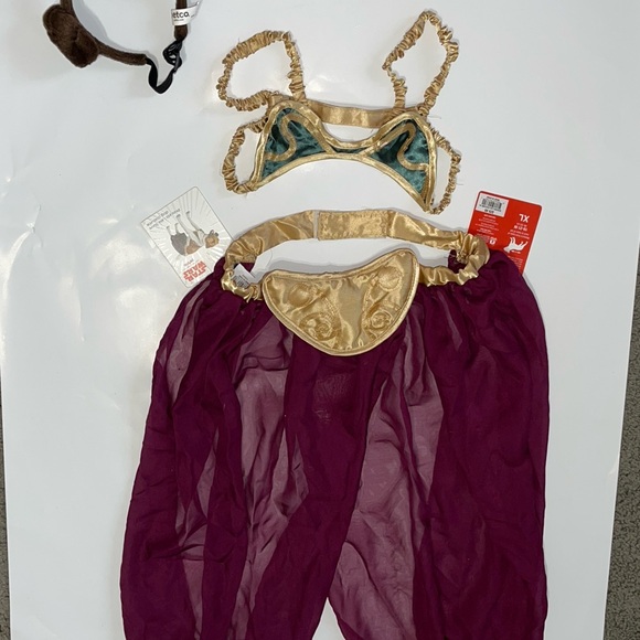 New wTag Dog Halloween Costume Star Wars Pet Princess Leia  fits M L XL adjusts - Picture 1 of 8